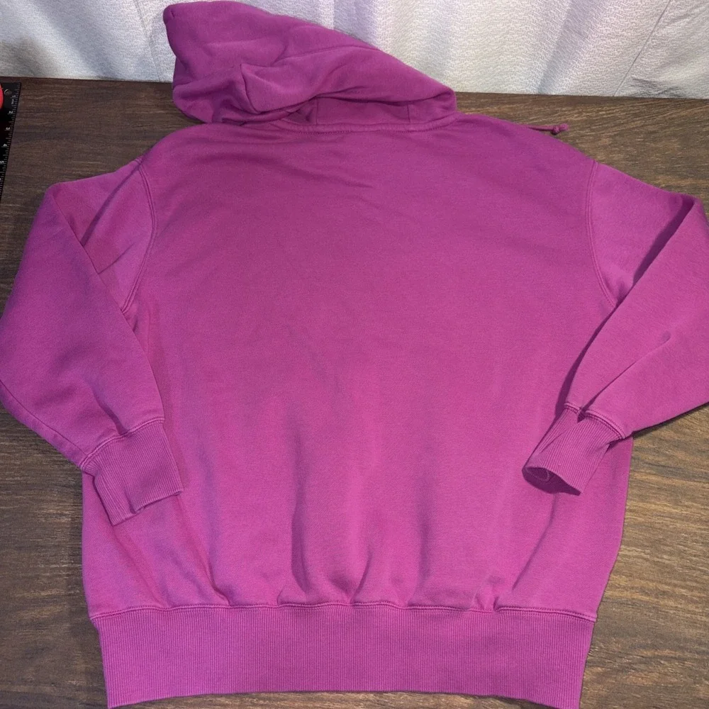 Nike Phoenix Fleece Hoodie Sweatshirt Fuschia Purple Size Small Oversized